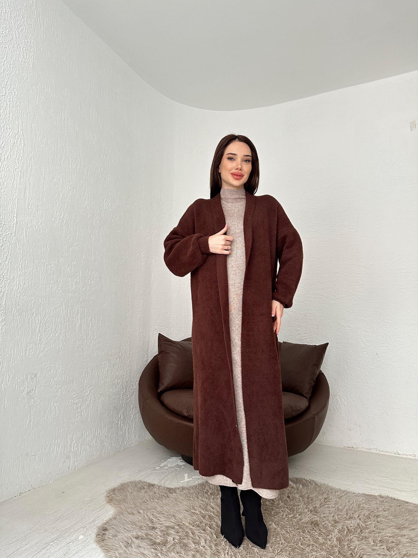 Yumoş Uzun Hırka KAHVE