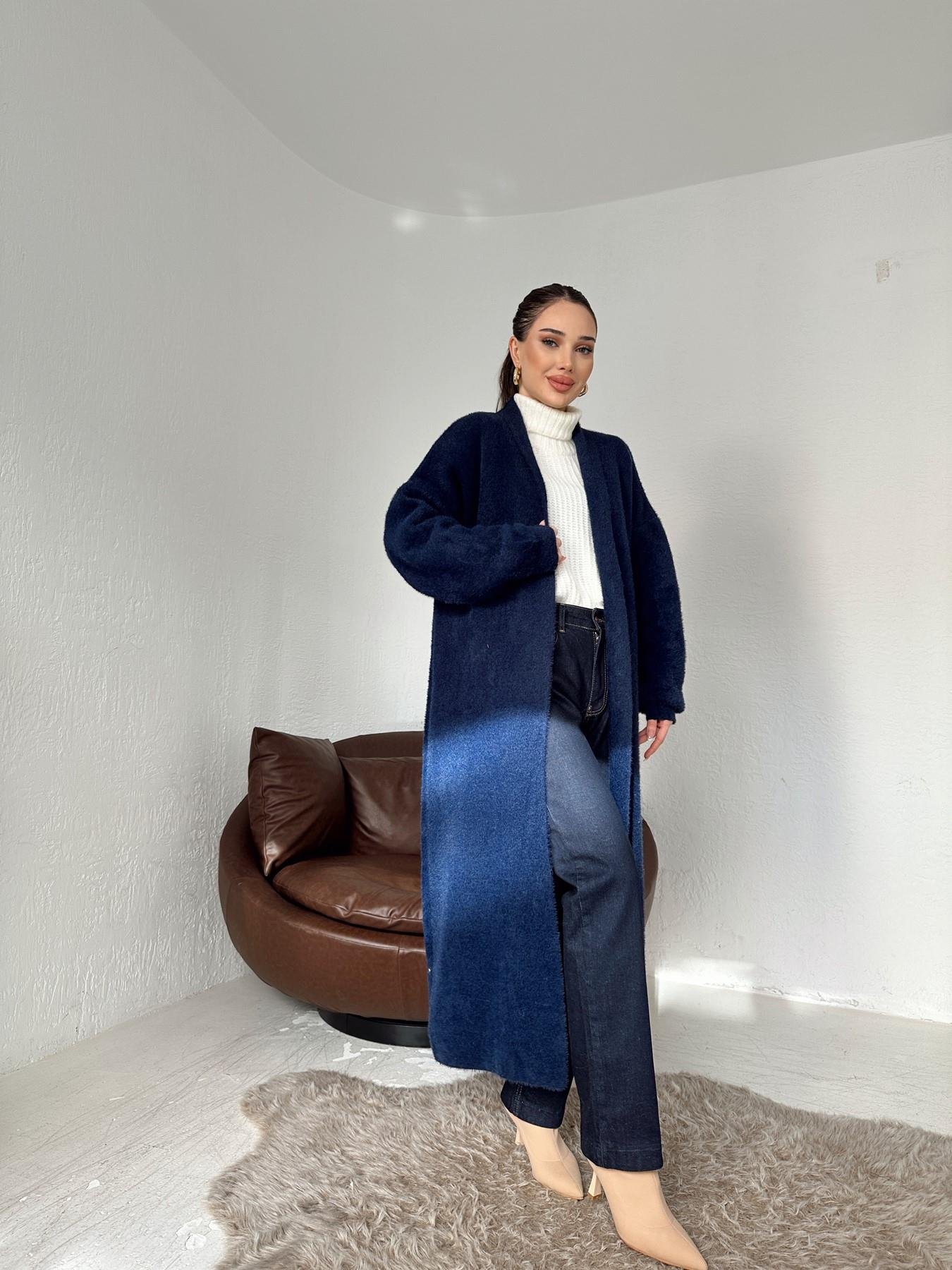 Yumoş Uzun Hırka LACİVERT