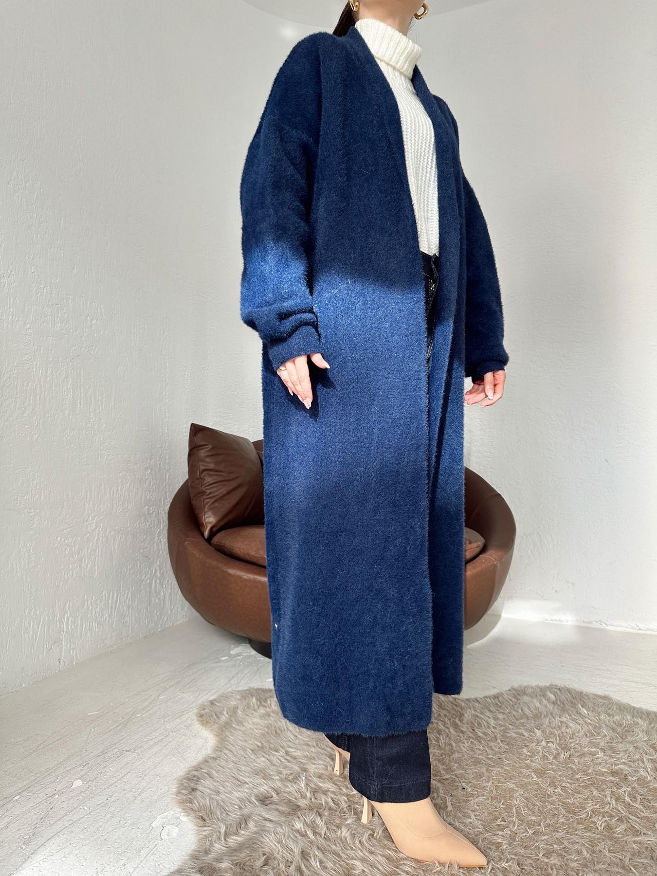 Yumoş Uzun Hırka LACİVERT