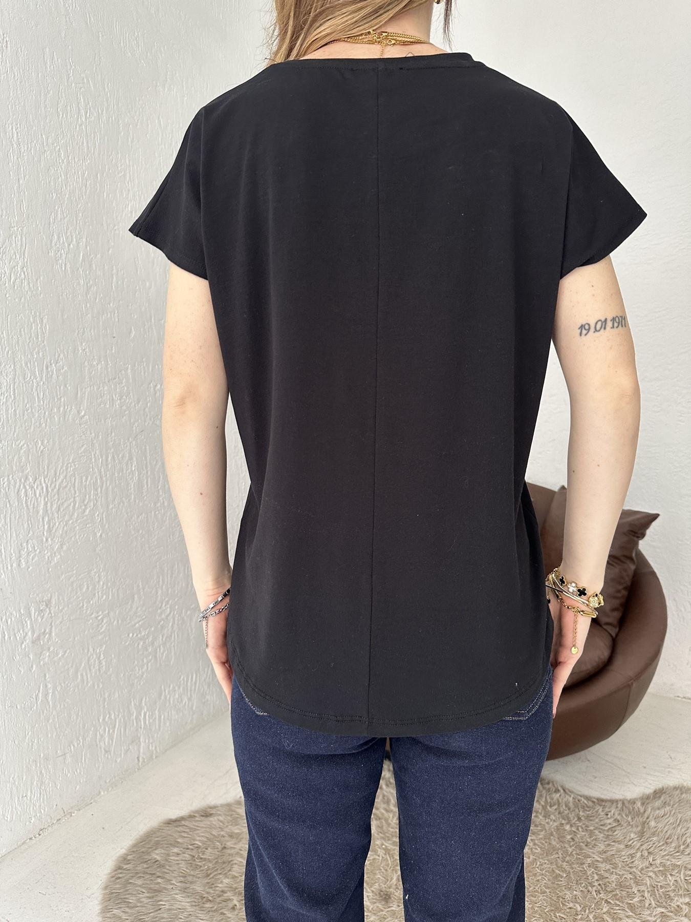 Yusufcuk Deyat Tişört Siyah