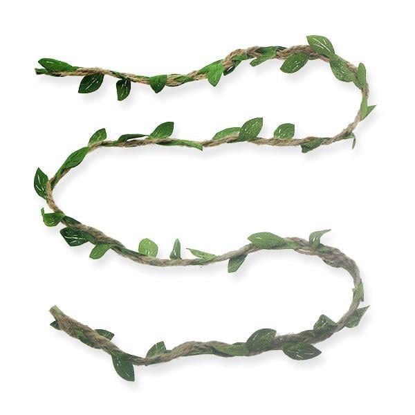 0,5cm X 10metre Yapraklı Doğal Jüt Kurdela