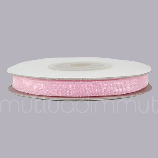 0,8cm X 22,5metre Düz Organze Kurdela