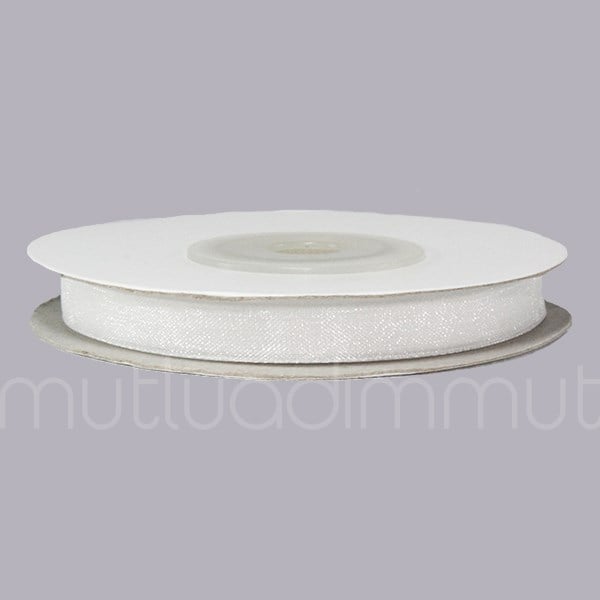 0,8cm X 22,5metre Düz Organze Kurdela