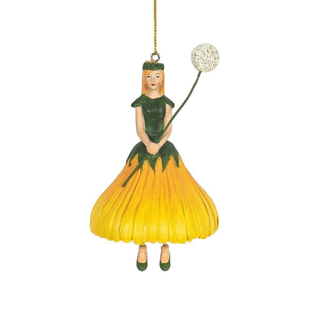 1 Adet 11cm Çiçek Kız Peri Biblo Karahindiba Çiçeği