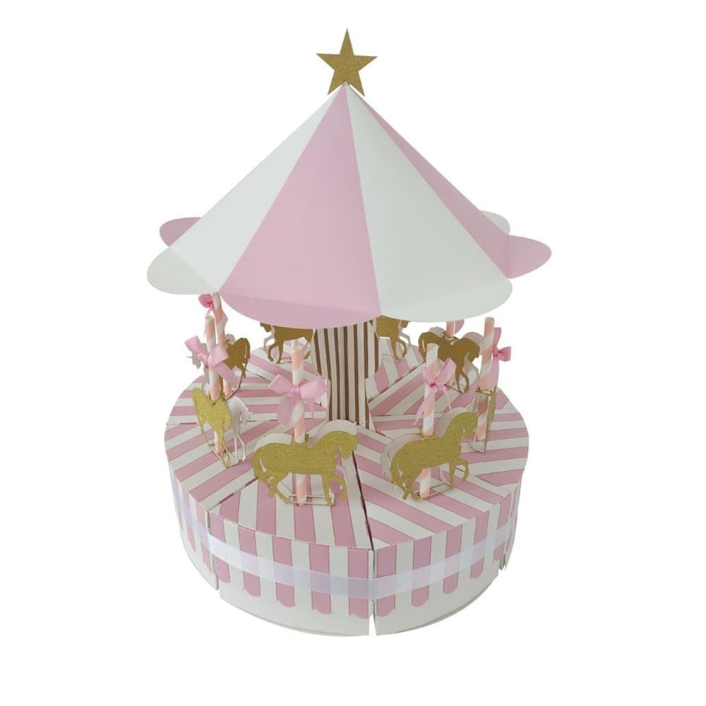 1 Adet 37cm Demonte Karton Atlı Karınca Kutu Sunum Seti