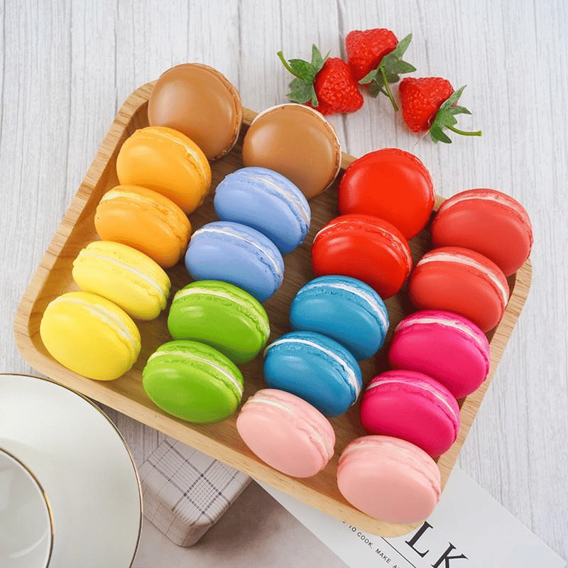 1 Adet 5x3cm Mini Plastik Makaron Biblo Pasta Dekoru