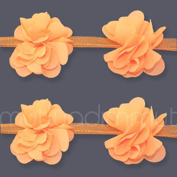 1 Bağ 120 Adet Kumaş Bağ Gül Ponpon Lazer