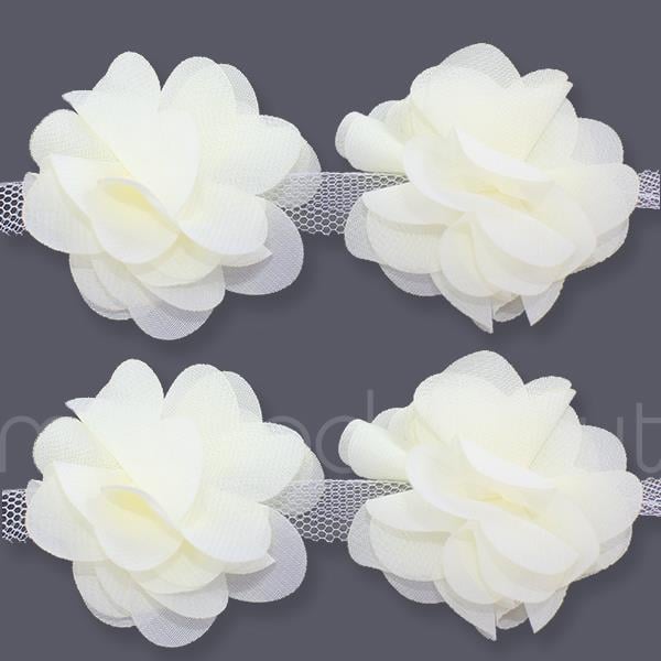 1 Bağ 120 Adet Kumaş Bağ Gül Ponpon Lazer