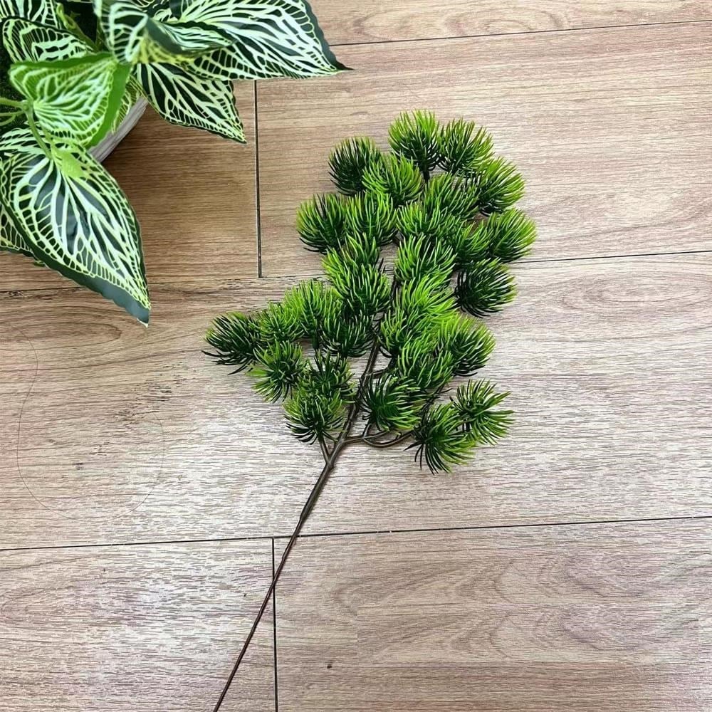 1 Dal 34cm Yapay Bonzai Çiçek Dalı İğne Yapraklı