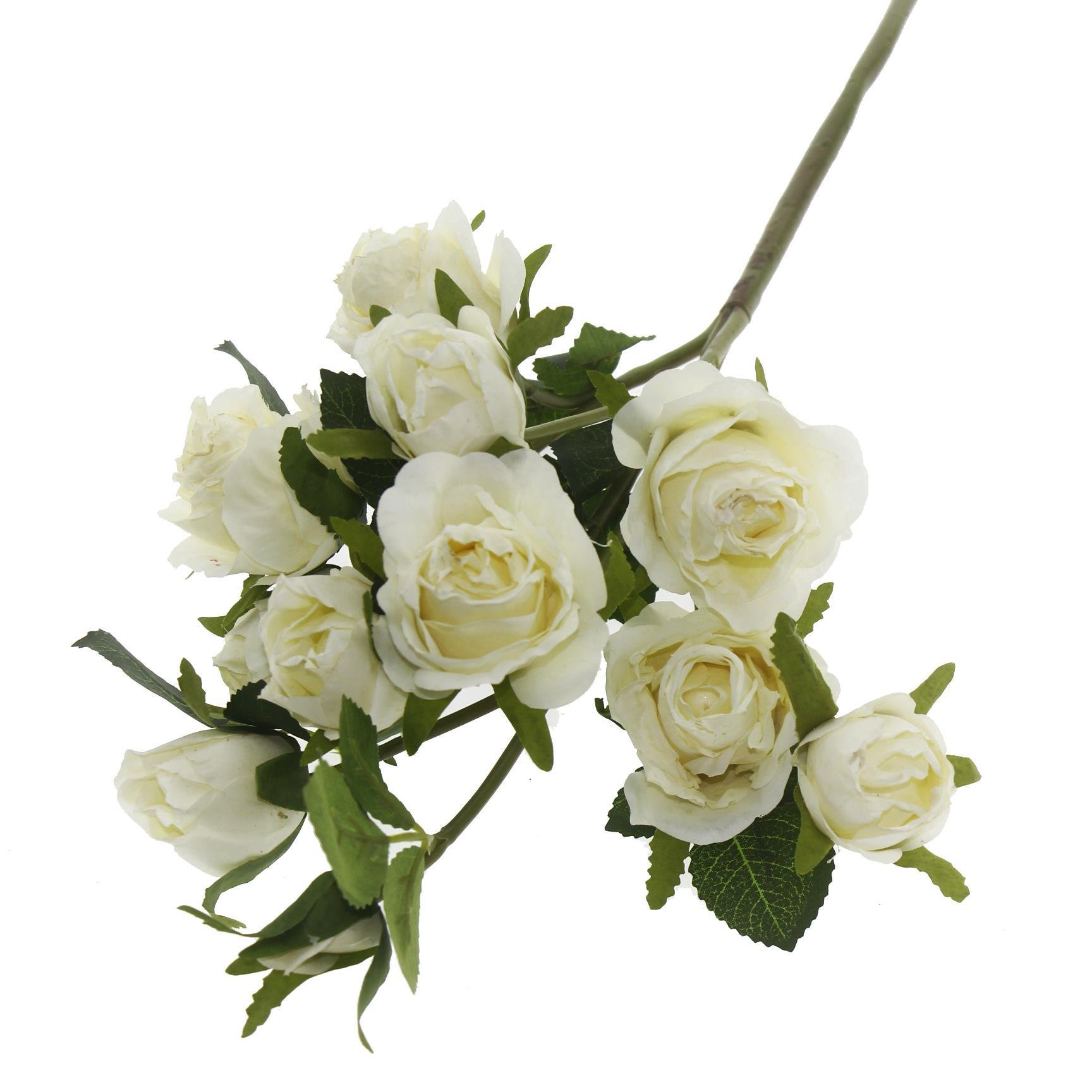 1 Demet 50cm Yapay Çiçek 5 Dallı Gül