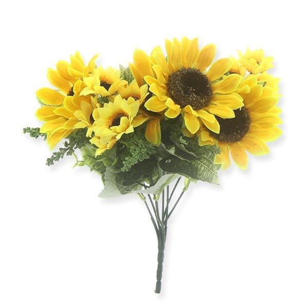 1 Demet Yapay Ayçiçek Kumaş