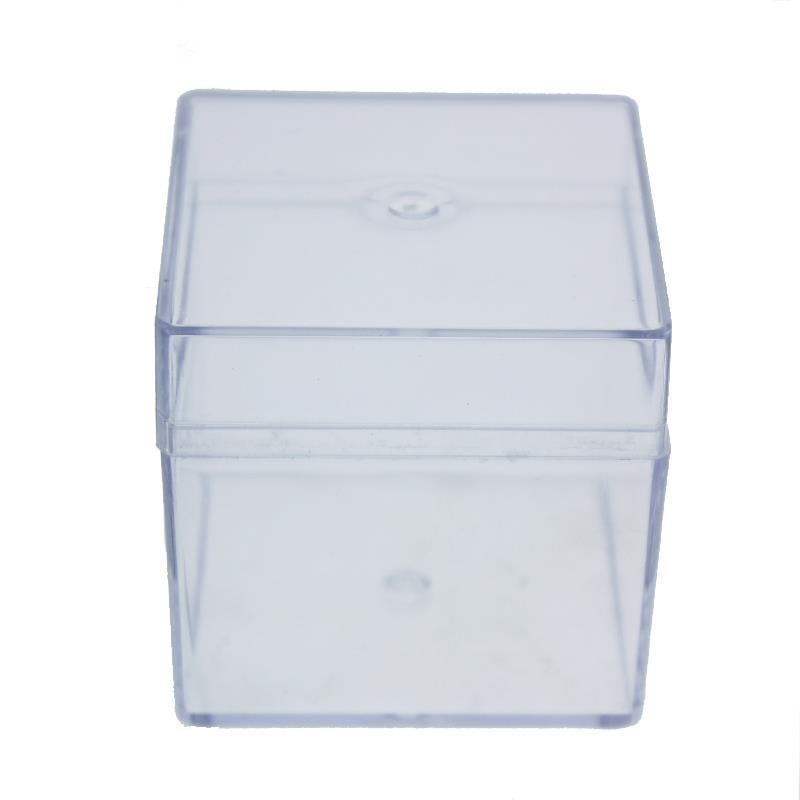 10 Adet 5x5cm Kapaklı Mika Kutu