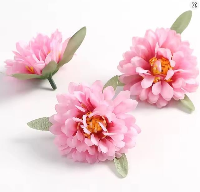 10 Adet 6cm Kumaş Çiçek Papatya