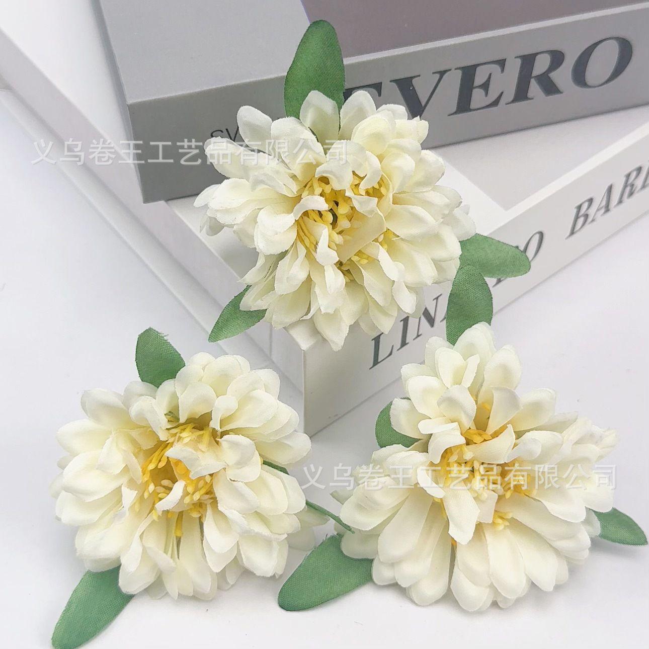 10 Adet 6cm Kumaş Çiçek Papatya