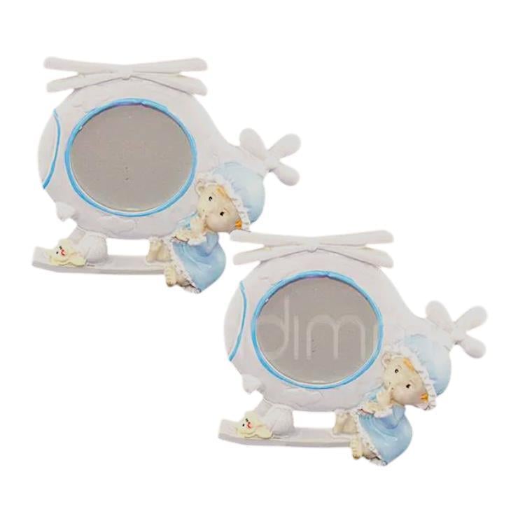 10 Adet Bebekli Helikopter Fotoğraf Çerçevesi