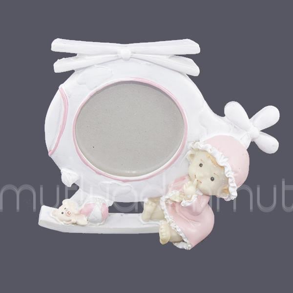 10 Adet Bebekli Helikopter Fotoğraf Çerçevesi