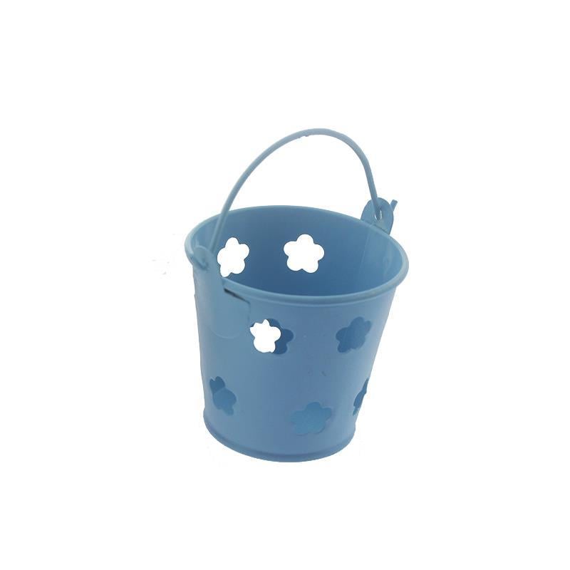 10 Adet Çiçek Model Metal Kova