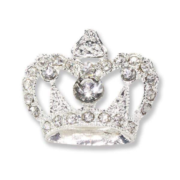 10 Adet Metal Taşlı Büyük Kral Tacı