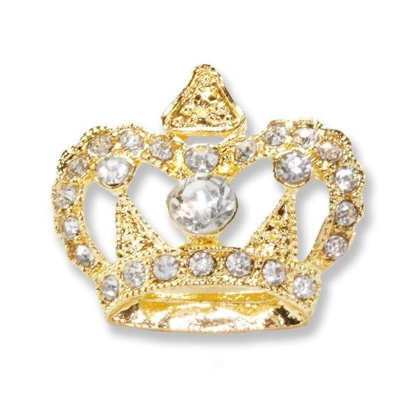 10 Adet Metal Taşlı Büyük Kral Tacı