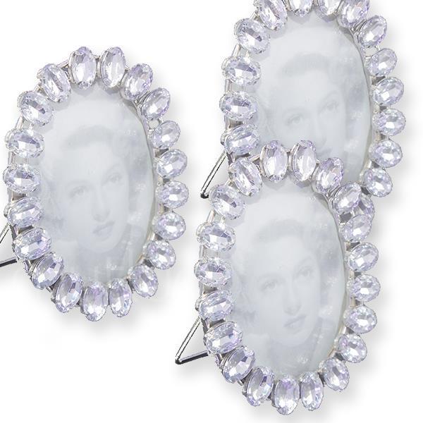 10 Adet Parlak Taşlı Fotoğraf Çerçeve