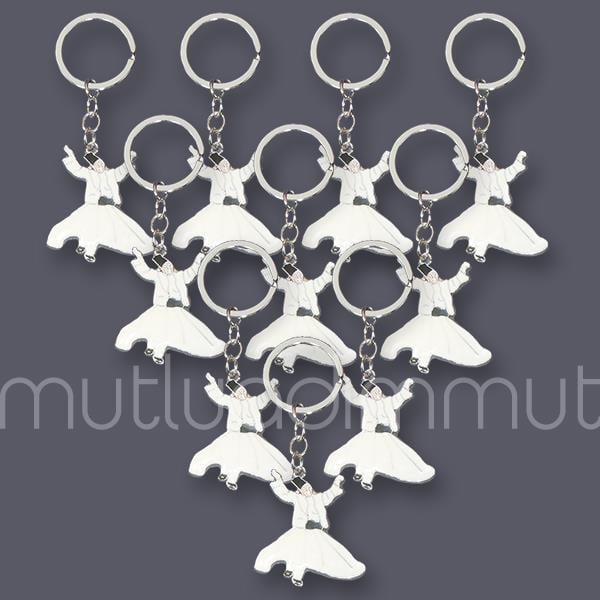 10 Adet Semazen Anahtarlık