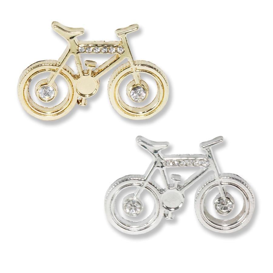 10 Adet Taşlı Metal Bisiklet