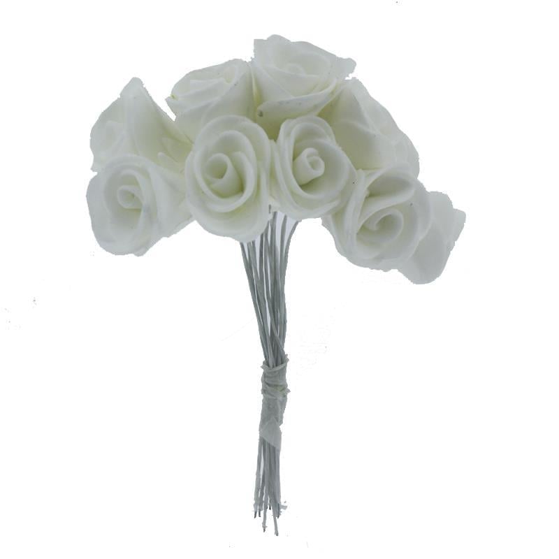 10 Demet (120 Adet) Küçük Lateks Gül Çiçek