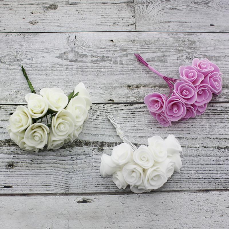 10 Demet (120 Adet) Küçük Lateks Gül Çiçek