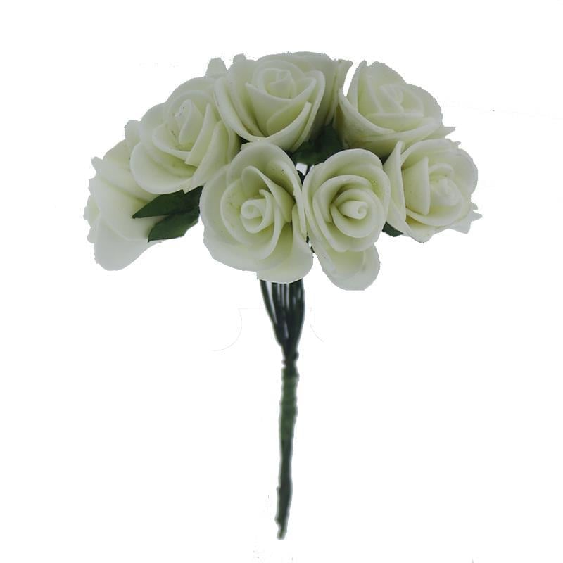 10 Demet (120 Adet) Küçük Lateks Gül Çiçek