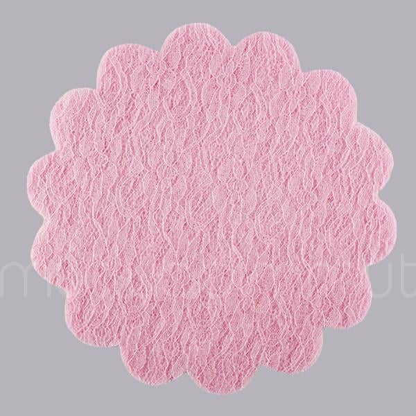 100 Adet 22 Cm Dantel Tül Kesilmiş Tül Organze Kumaş