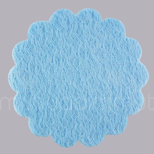 100 Adet 22 Cm Dantel Tül Kesilmiş Tül Organze Kumaş