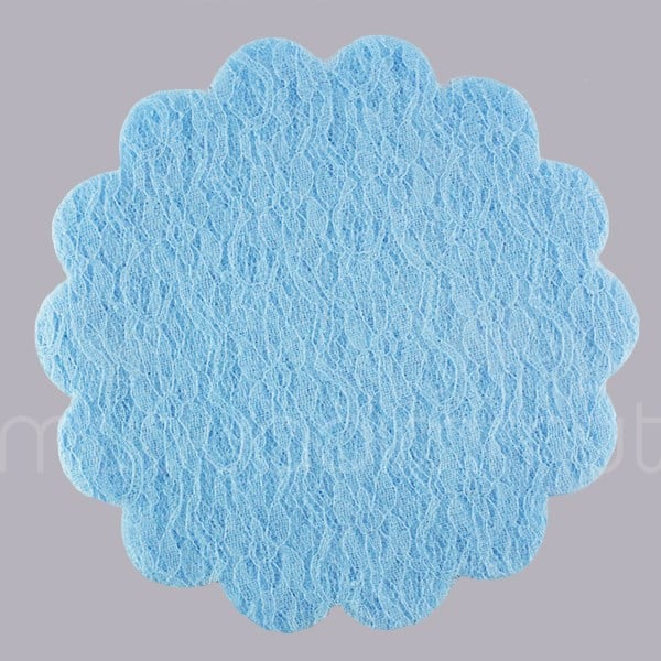 100 Adet 22 Cm Dantel Tül Kesilmiş Tül Organze Kumaş