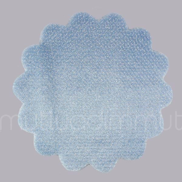 100 Adet 22cm Altın Puanlı Organze Tül 22cm