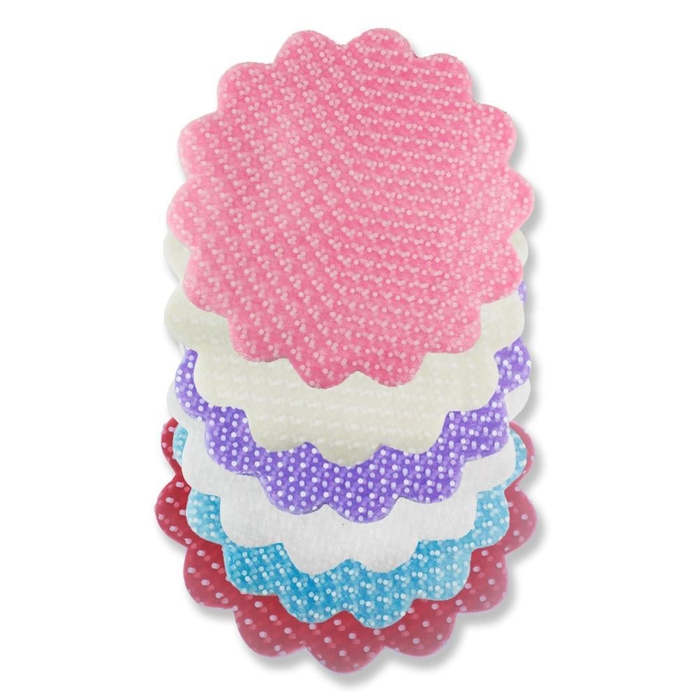 100 Adet 22cm Beyaz Puanlı Organze Tül