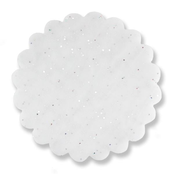 100 Adet 22cm Puantiyeli Organze Tül