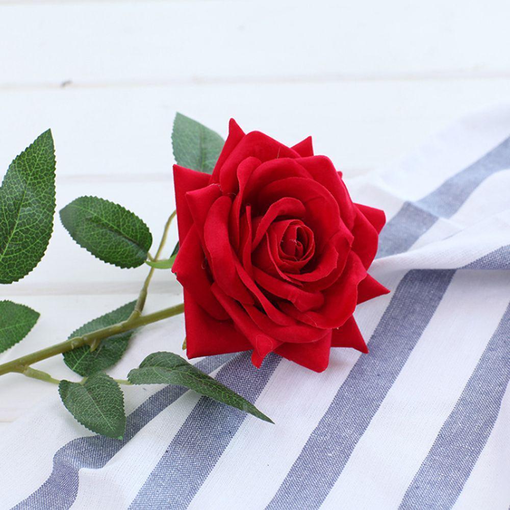 10cm Yapay Gül Kadife Doku