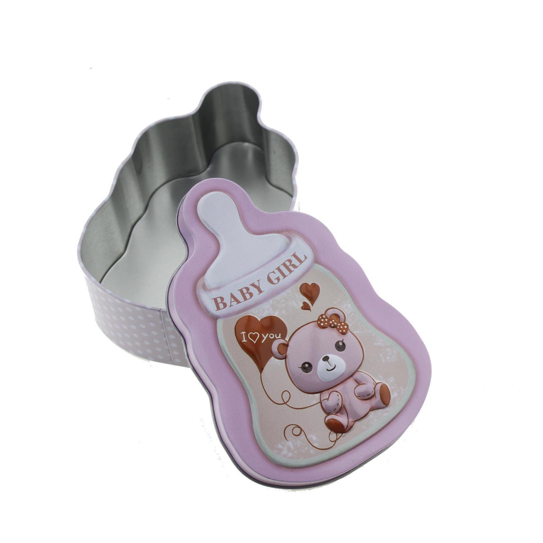 10x15cm Biberon Metal Kutu