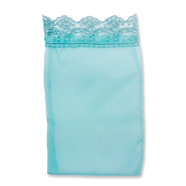 12 Adet 10x15cm İpek Şantuk Kese Su Yeşili