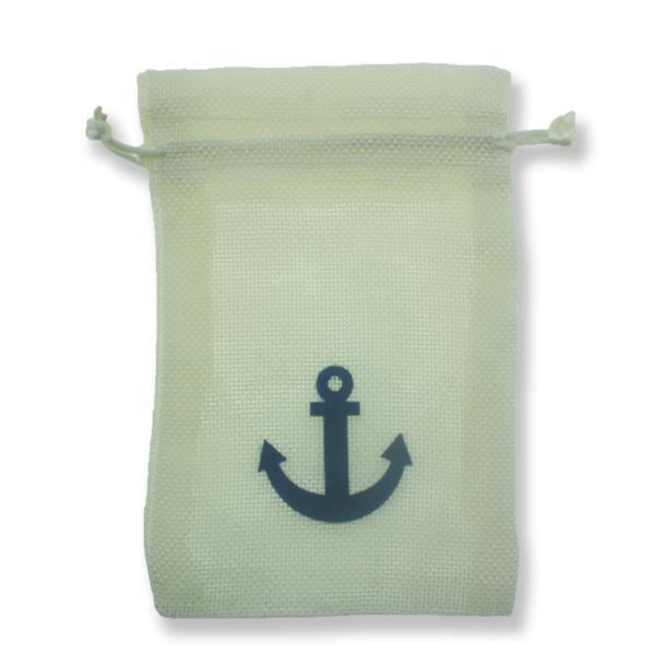 12 Adet 11x17cm Keçe Çapalı Keten Kese