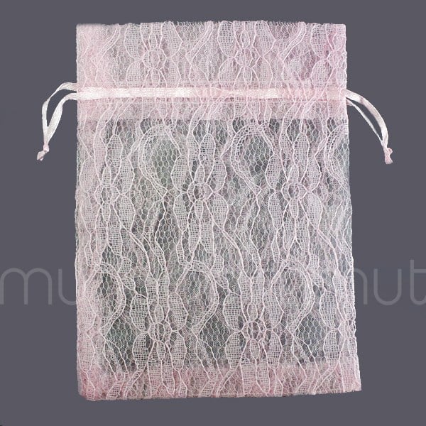 12 Adet 12x17cm Dantel Kese