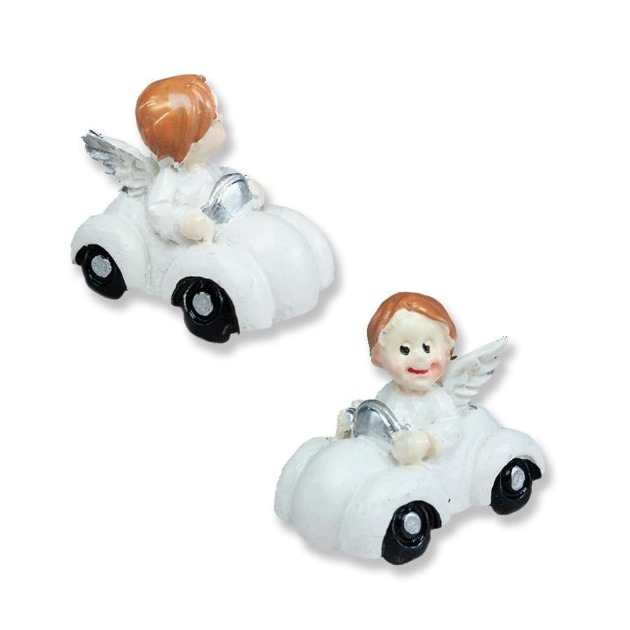 12 Adet 3.5cm Arabada Melek Kanatlı Bebek