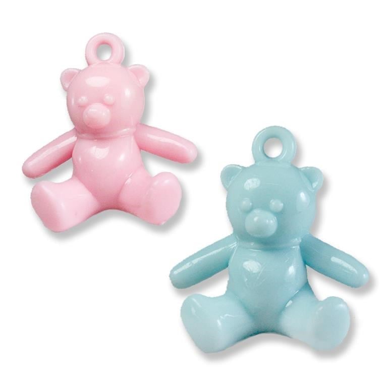 12 Adet 3,8cm Plastik Akrilik Ayıcık Biblo