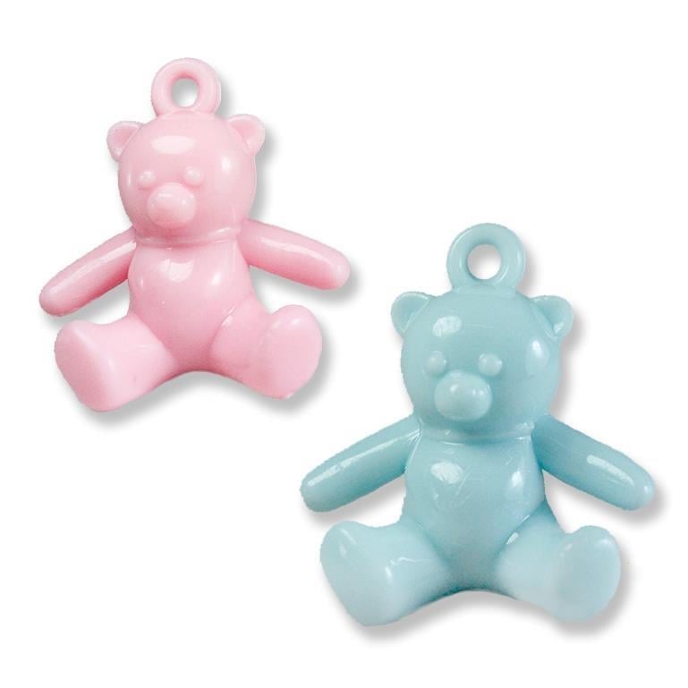 12 Adet 3,8cm Plastik Akrilik Ayıcık Biblo