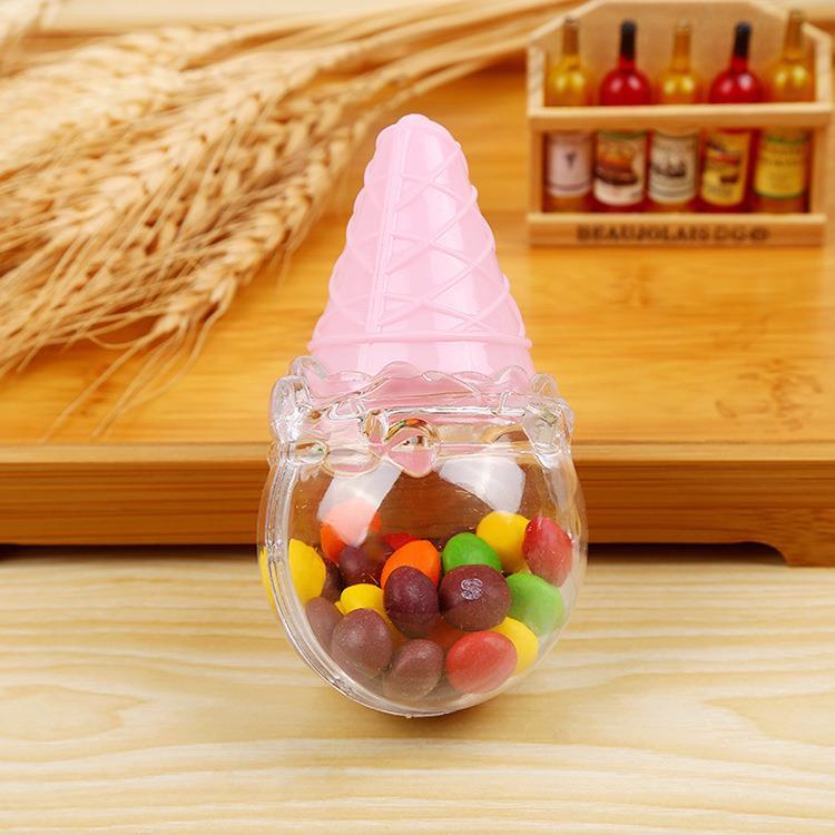 12 Adet 6x11cm Dondurma Külah Plastik Kutu