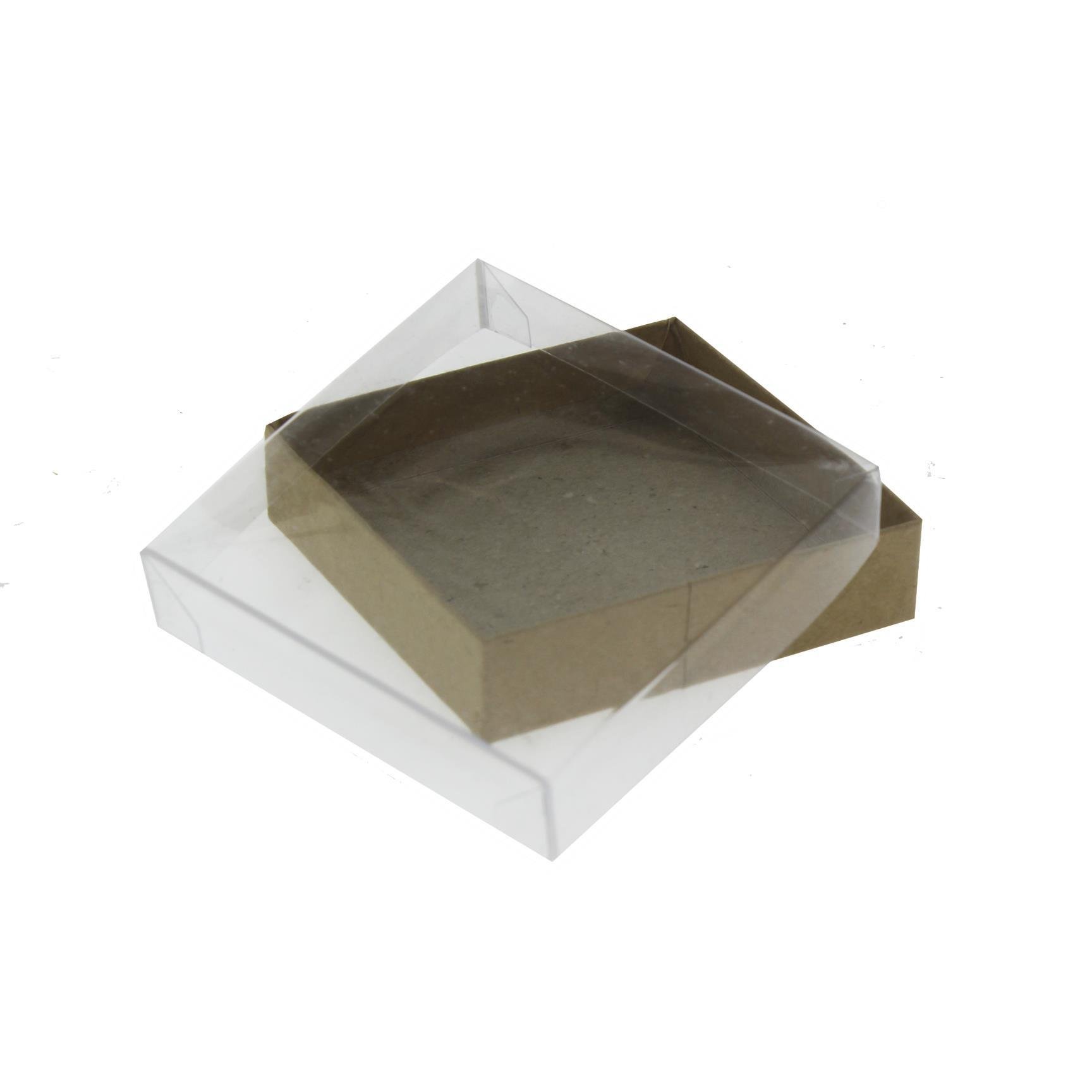 12 Adet 7,5x2cm Asetat Kapaklı Kraft Kutu