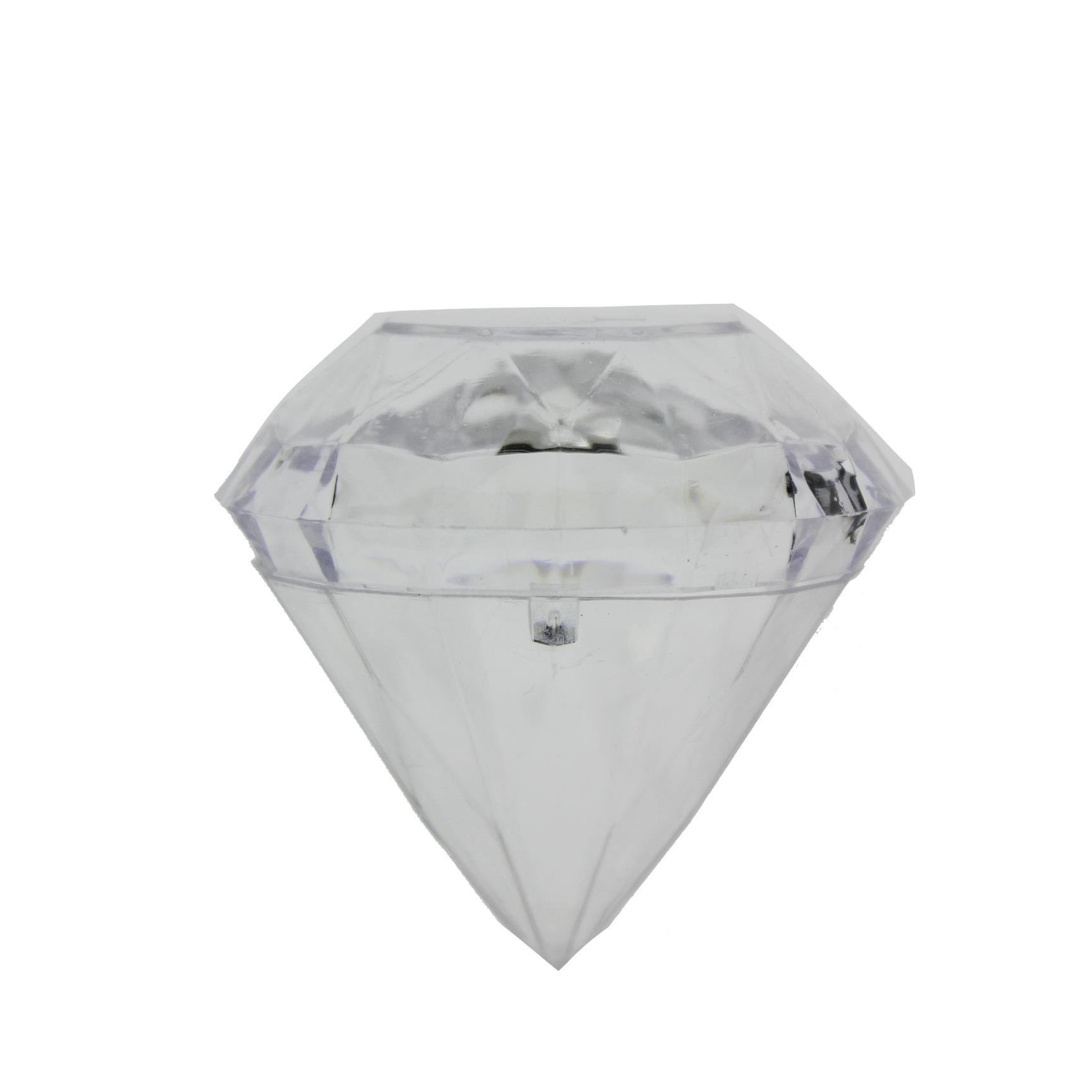 12 Adet 7x6,Cm Elmas Plastik Kutu Piramit