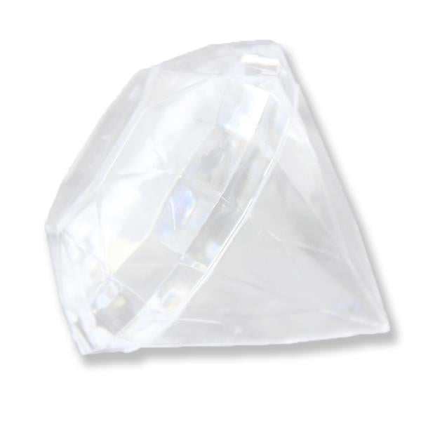 12 Adet 7x6,Cm Elmas Plastik Kutu Piramit