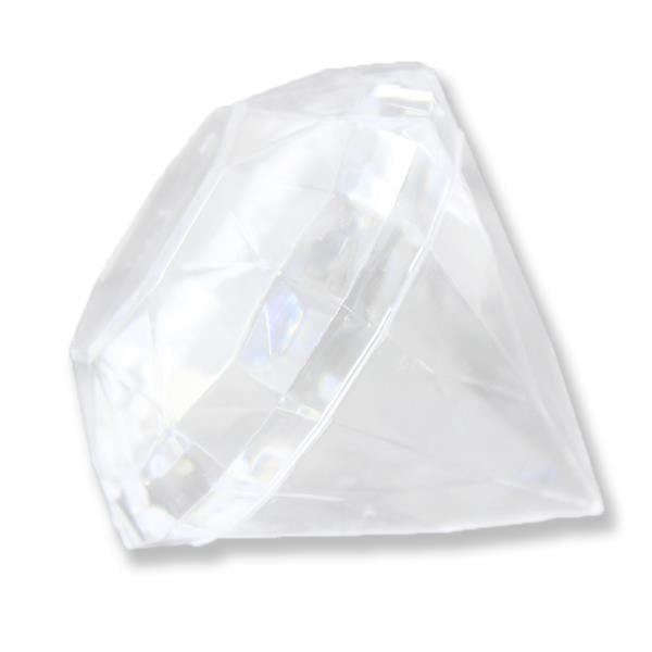 12 Adet 7x6,Cm Elmas Plastik Kutu Piramit
