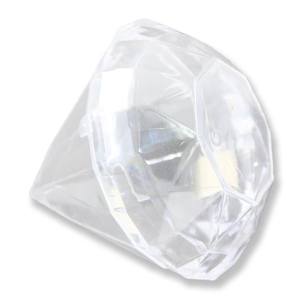 12 Adet 7x6,Cm Elmas Plastik Kutu Piramit