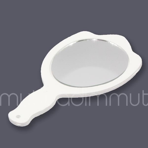 12 Adet Ahşap El Aynası